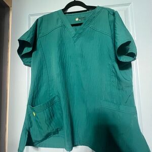 Wonder Wink scrub set, Teal, XL, four stretch